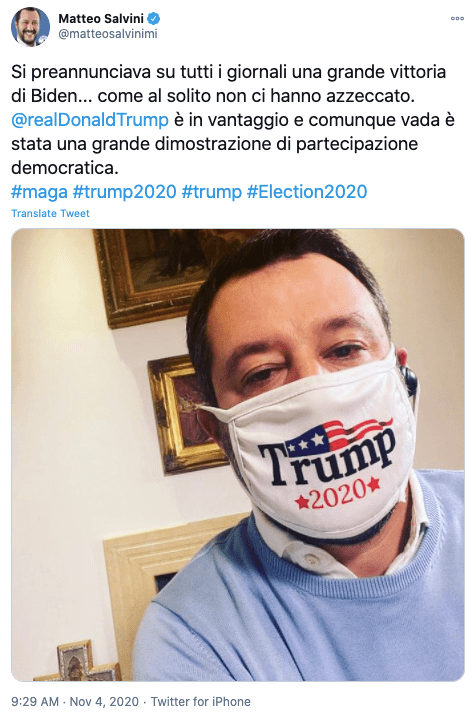 tweet salvini