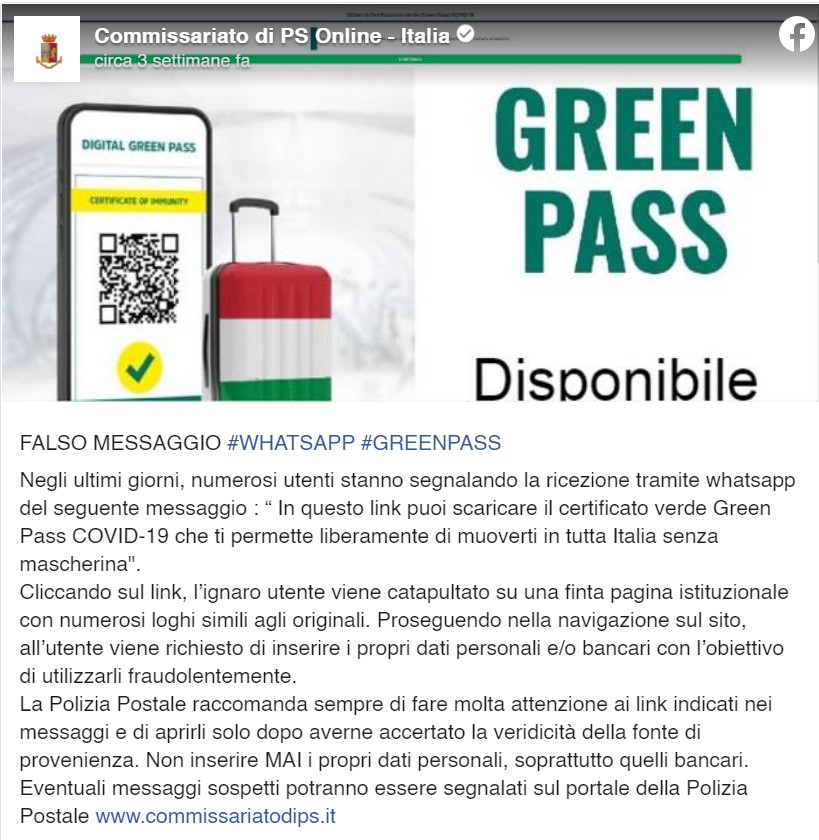 truffe-greenpass-whatsapp